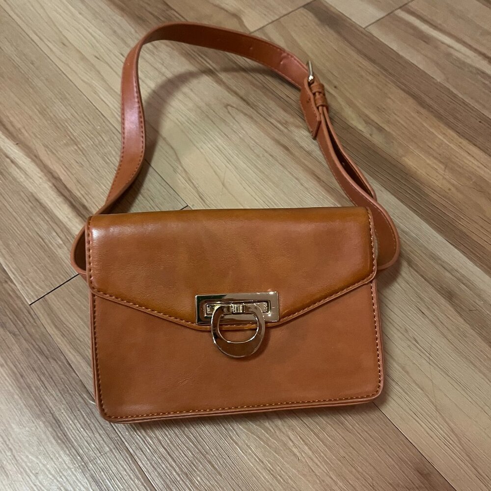 Brown Leather Fanny Pack